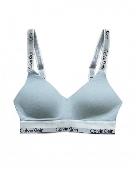 CALVIN KLEIN UNDERWEAR WOMENSLIGHTLY LINED BRALETTESKY BLUE2024