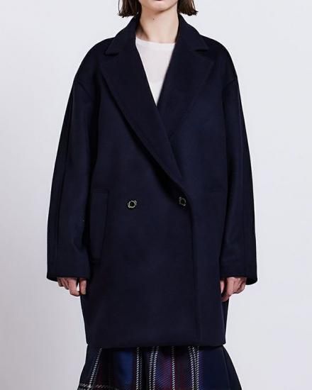 SOV.WOOL DOUBLE LONG JACKETNAVY2025ղ