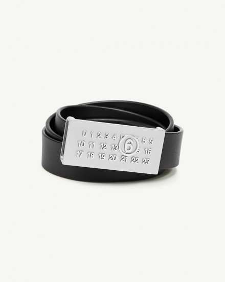 MM6 MAISON MARGIELALEATHER BELTBLACK2025ղ