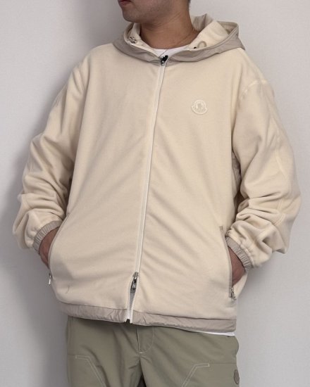 MONCLER HOMMEREVERSIBLE ZIP UP CARDIGANBEIGE2025ղ