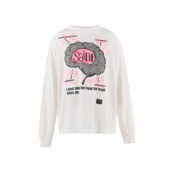 SAINT MxxxxxxLS TEE / BRAINWHITE2025ղ 2.8(sat) pm 12:00 Release