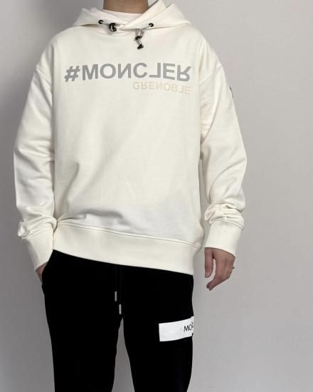 MONCLER GRENOBLE HOMMEHOODIE SWEATERWHITE2025ղ