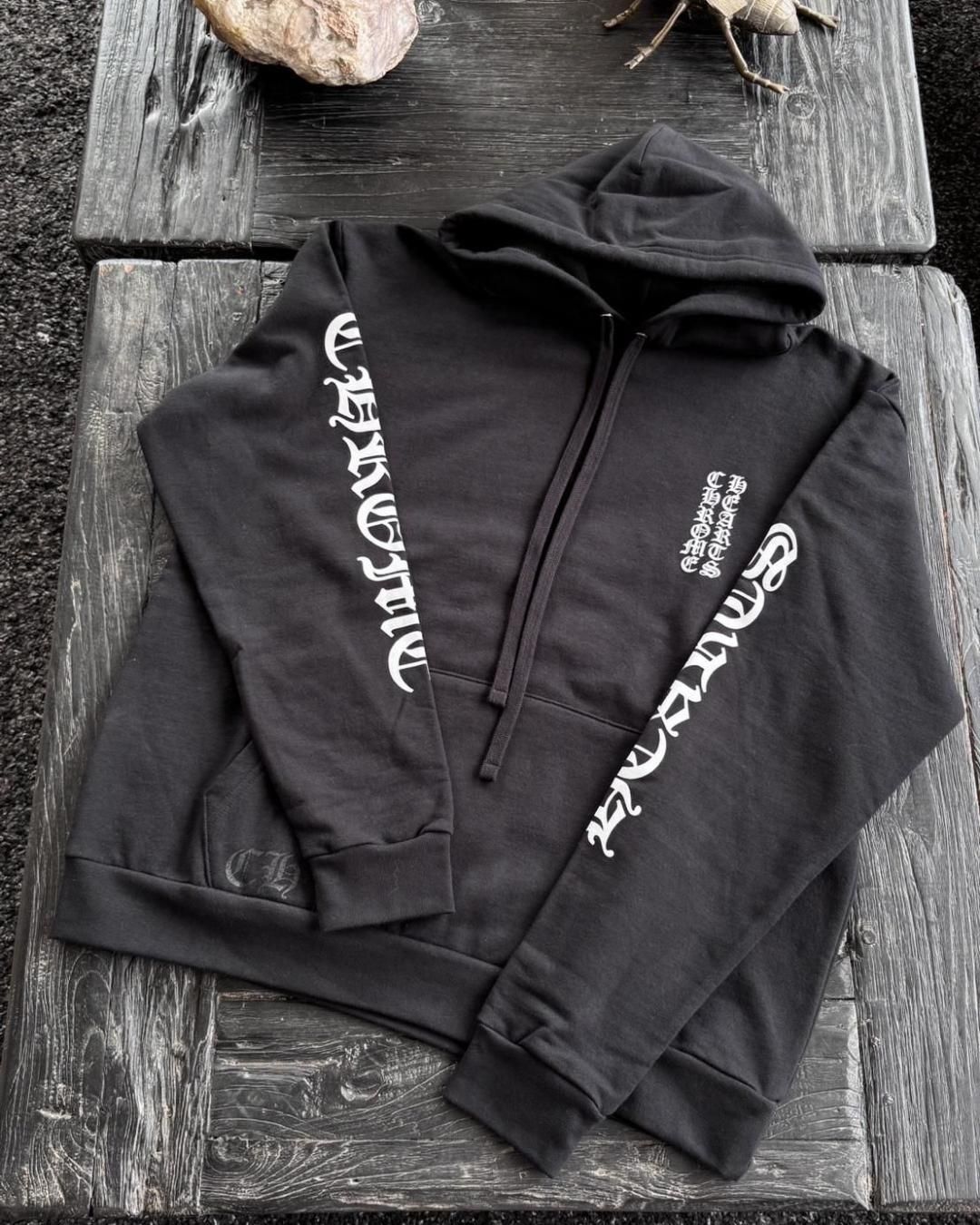 CHROME HEARTS｜ PULLOVER HOODIE CL-1 ｜BLACK ｜2025