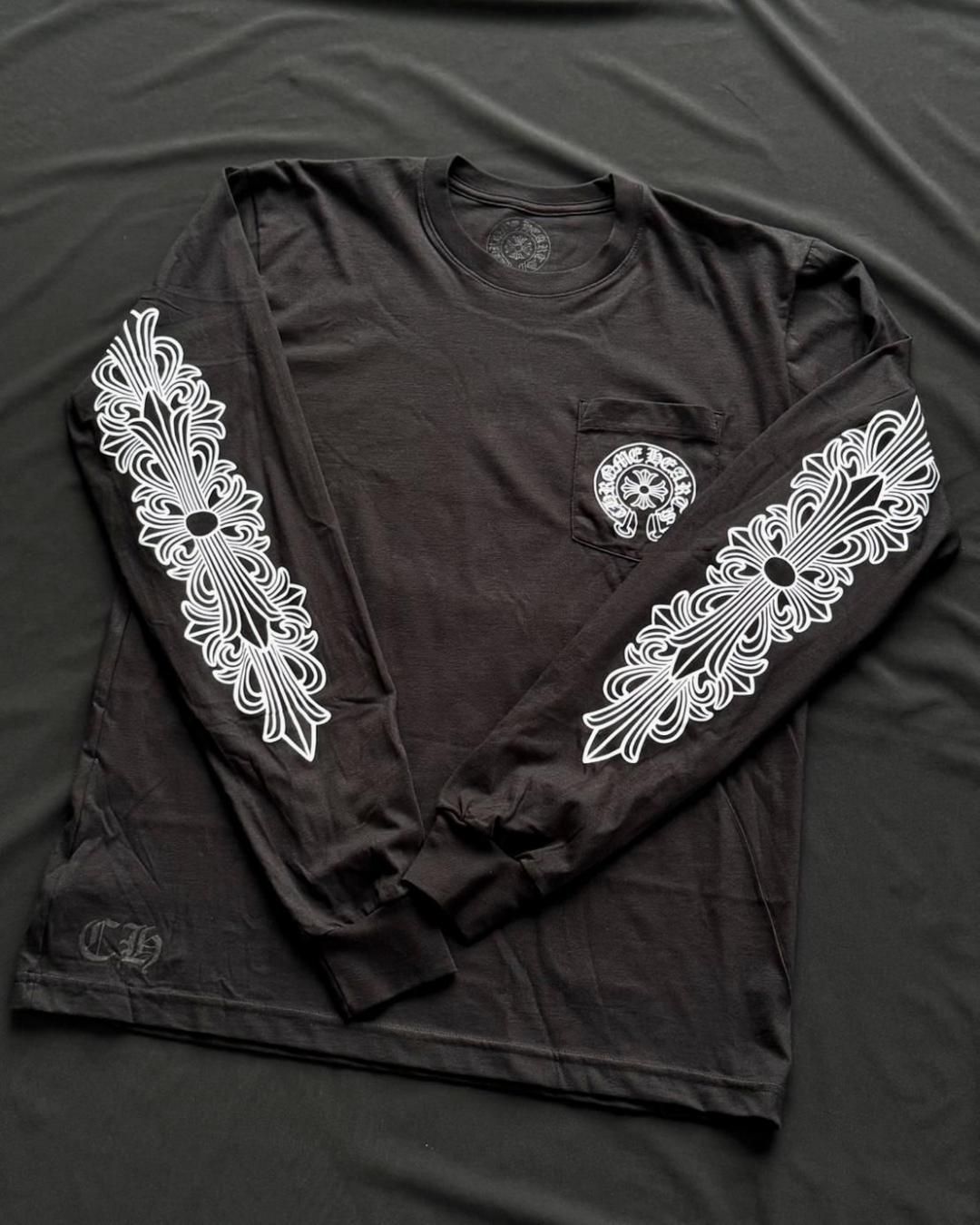 希少 レア CHROME HEARTS L.A 限定 L/S Tee L.A 限定】CHROME HEARTS ｜ LS TEE LA-5｜BLACK｜2025