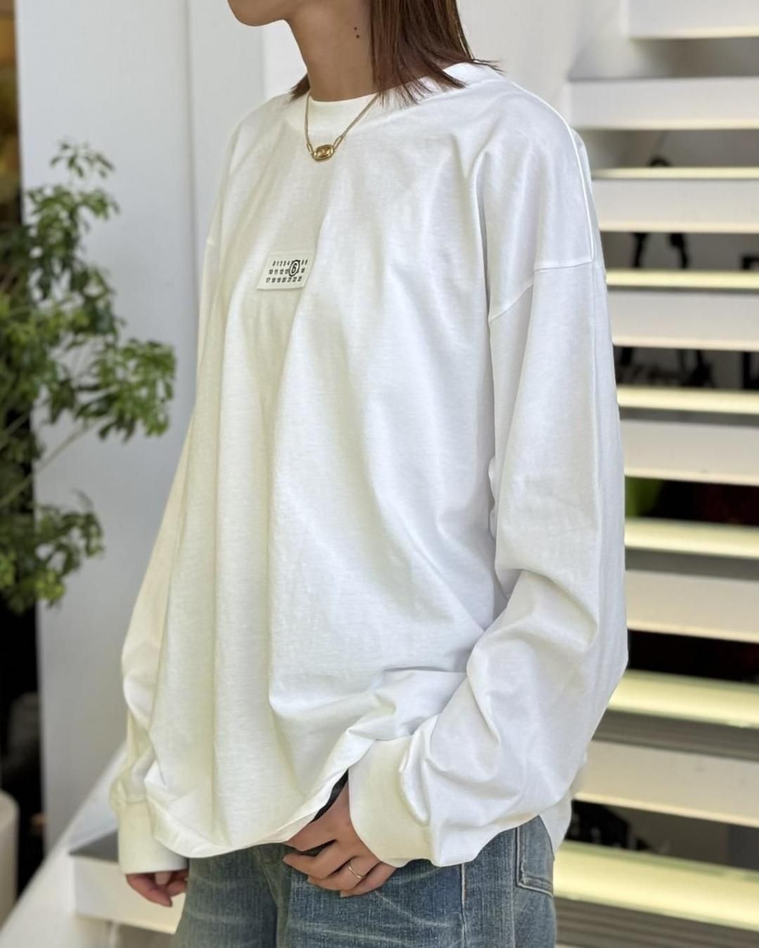 Maison Margiela マルジェラ ドルマンスリーブシャツ 白 メゾン マルジェラ MAISON MARGIELA Shirt Organic Oxford