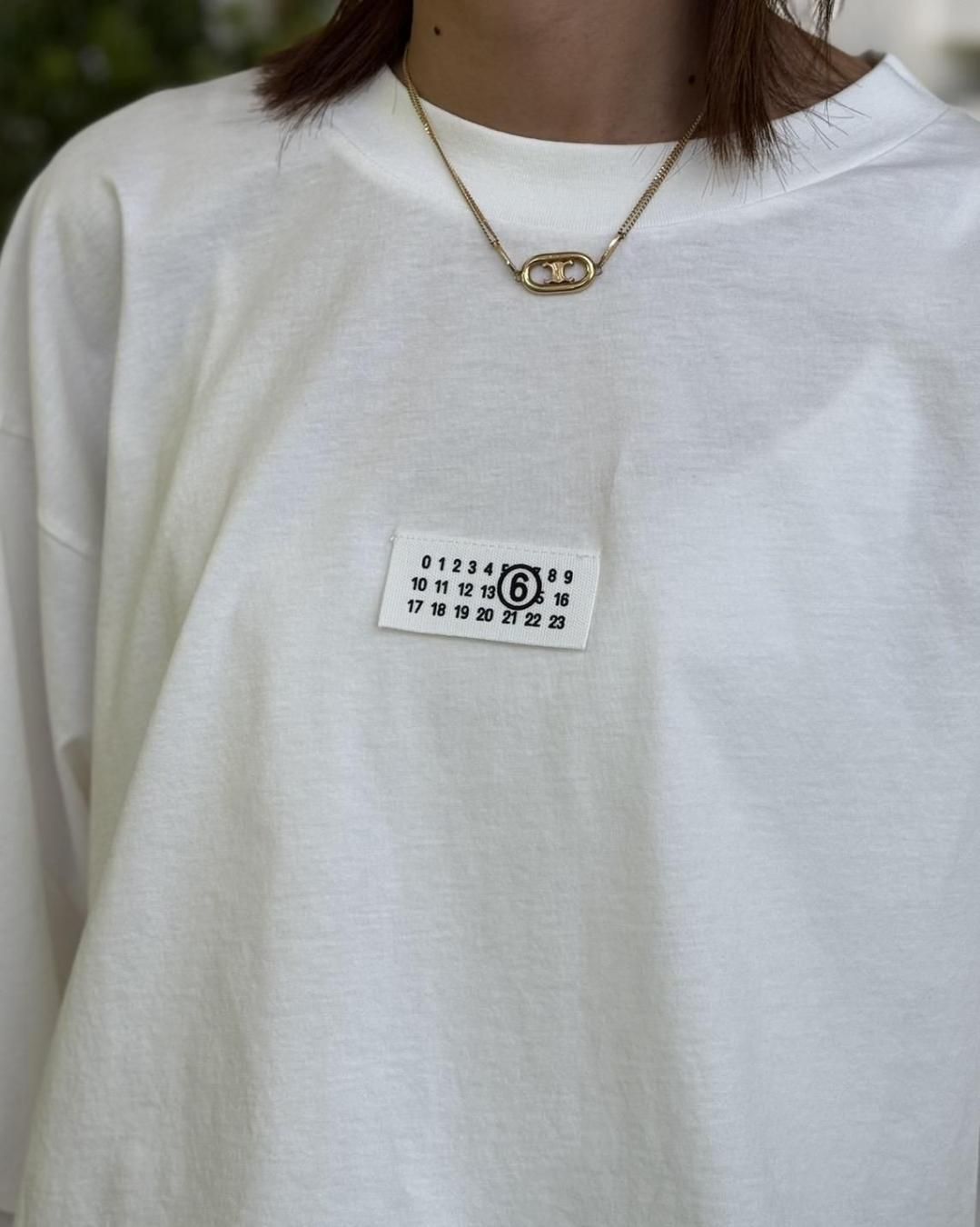 MM6 MAISON MARGIELA｜T-SHIRTS｜OFF WHITE｜2025秋冬