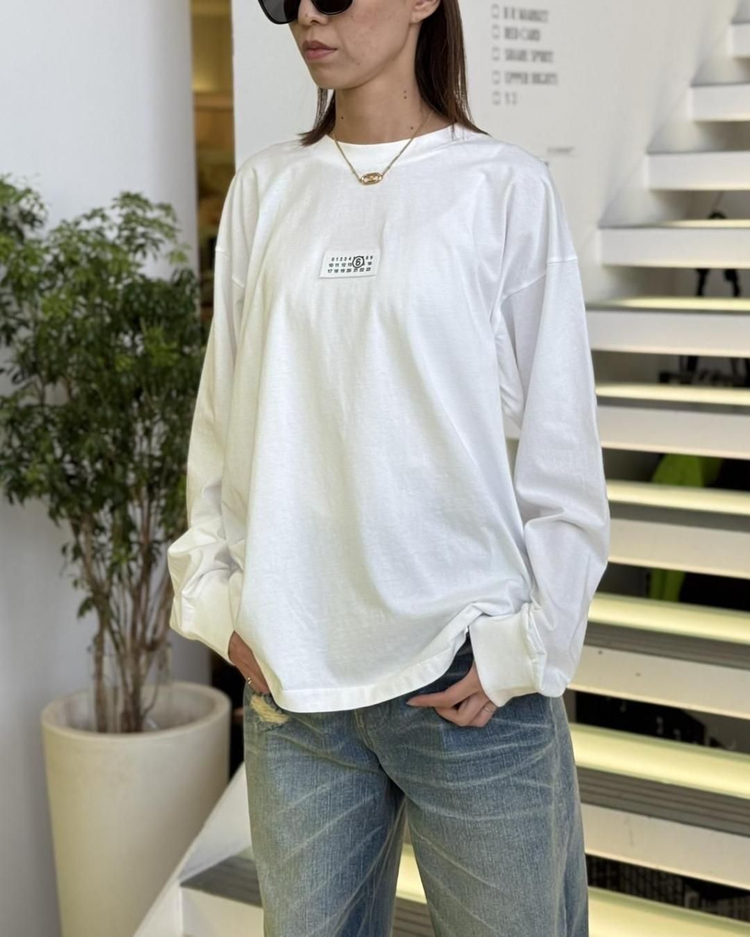 MM6 カットソー　ホワイト貴重　美品 MM6 MAISON MARGIELA｜T-SHIRTS｜OFF WHITE｜2025秋冬