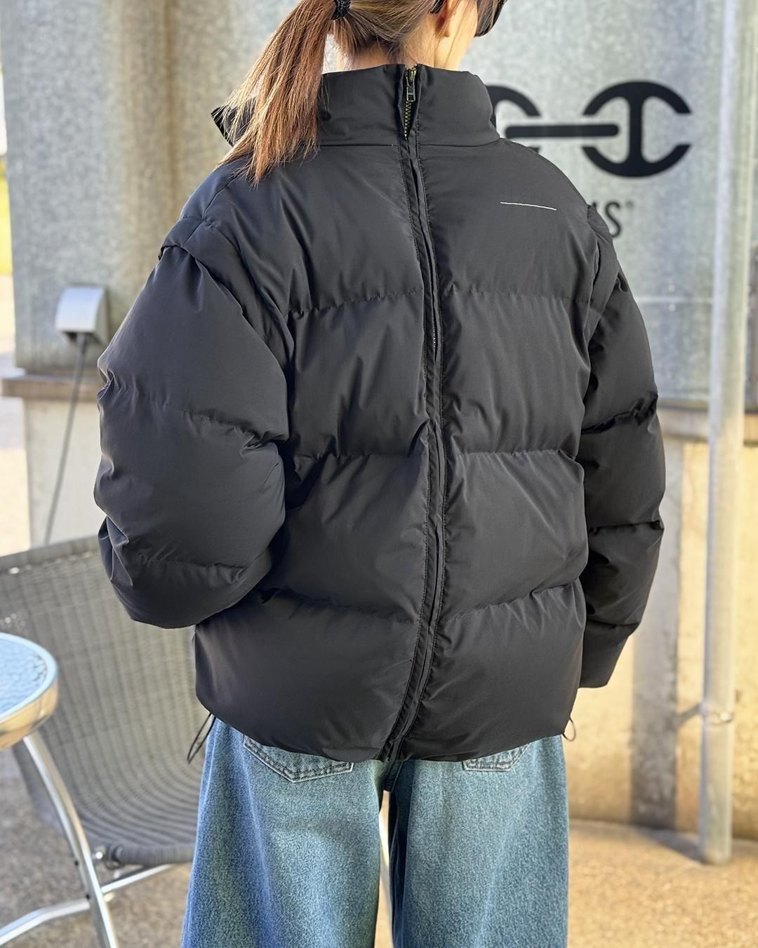 MM6 メゾンマルジェラ｜マルチウェア パデッドジャケット｜ブラック