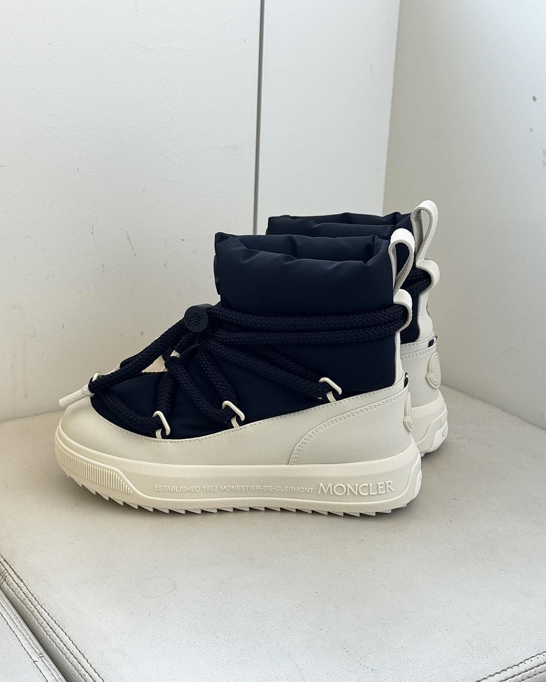 MONCLER FEMME｜ALTVE MID SNOW BOOTS｜BLACK｜2025秋冬 ｜正規