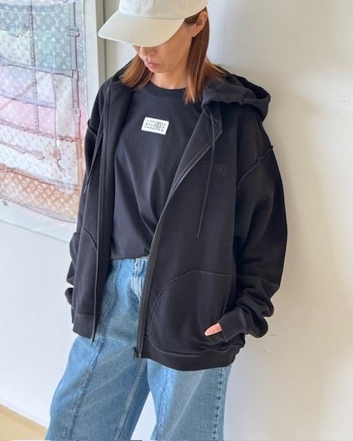 MM6 ジャケット トップス　S MM6 MAISON MARGIELA｜SRORTSJACKET｜BLACK｜2025秋冬