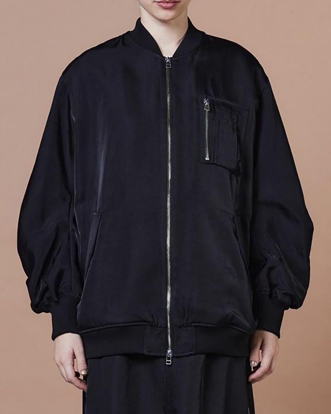 ESSENTIALS ブラック MA-1ジャケット ESSENTIAL｜MA-1 BLOUSON｜BLACK｜2025秋冬｜正規 通販 S.CURVE