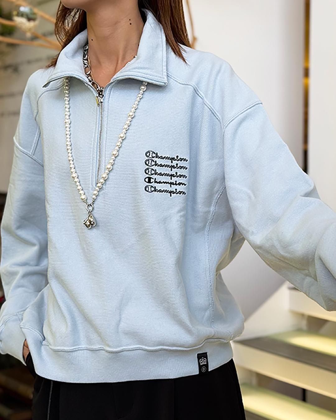 Champion × DOUBLE STANDARD CLOTHING｜REVERSE WEAVE HALF ZIP