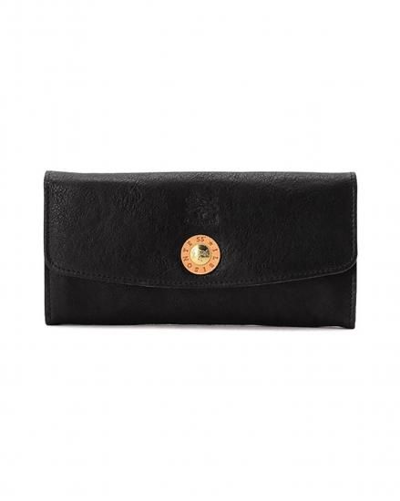 IL BISONTEá 55th COMBI BUTTON COLLECTION LONG WALLETBLACK2025
