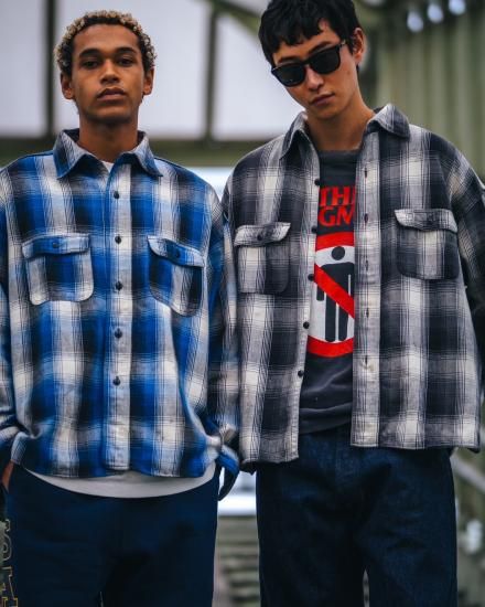 SAINT Mxxxxxx  BerBerJin BB_FLANNEL SHIRTSBLACK CHECK2025ߡ9.27(sat) AM11:00 ȯNEW
