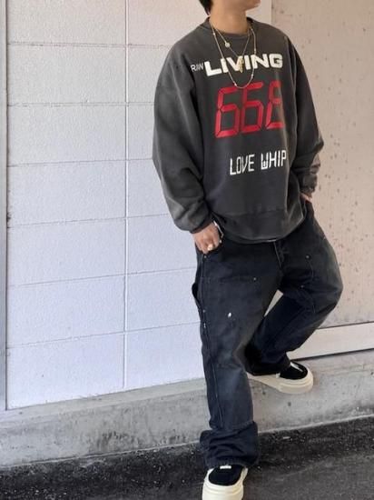 SAINT Mxxxxxx ��CREW NECK SWEAT / 666��BLACK ��2025����