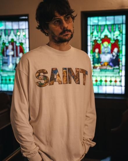 SAINT Mxxxxxx LS TEE / NEW BODY RULESWHITE 2025