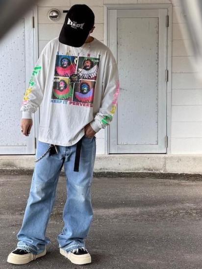 SAINT Mxxxxxx ��LS TEE / KEEP IT��WHITE ��2025����