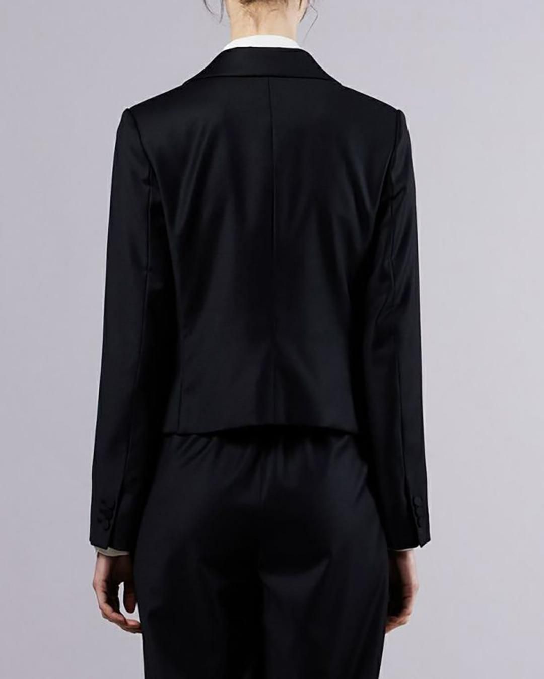 SOV.｜WOOL SILK TAILORED JACKET｜BLACK｜2025秋冬｜正規 通販 S