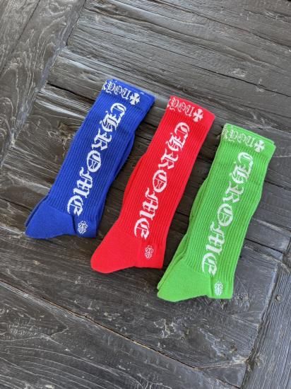 CHROME HEARTSSOCKS U SPORT BLUE / RED / GREEN