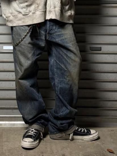 SAINT Mxxxxxx �� BerBerJin��BB_DENIM PANTS 5POCKET DAMAGE��BLUE | 2025���� ��12.13(��) am11:00 ��ȯ���