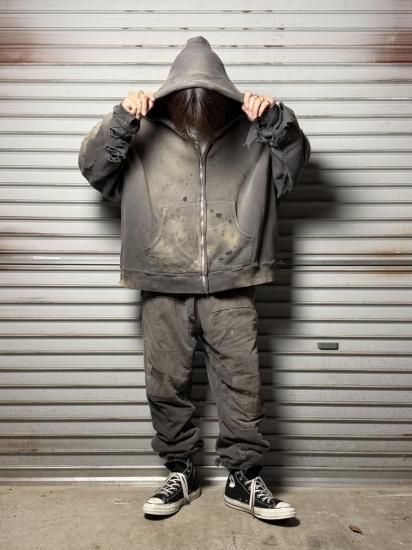 SAINT Mxxxxxx��ZIP HOODIE / DOUBLE FACE��BLACK | 2025����