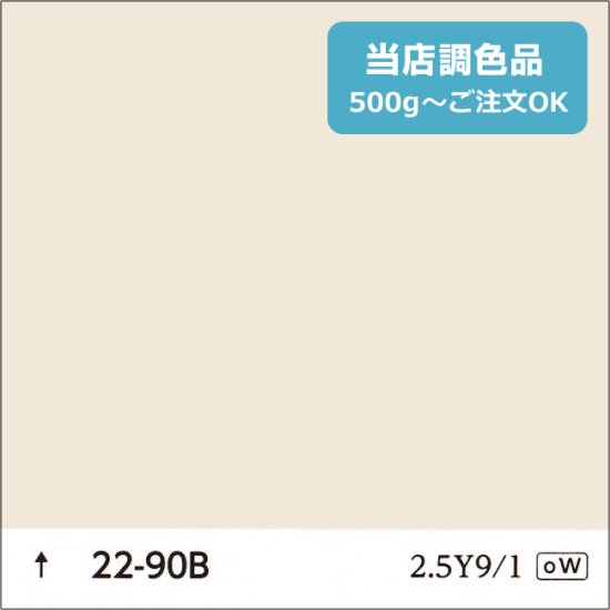 日塗工 22-90B 淡彩 - 日本ペイントの塗料の調色・見本合わせの通販なら【調色119番】