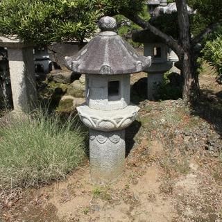 石製 宝珠 石燈籠 仏教美術 古道具 アンティーク オブジェ 逸品 仏教美術 光背 古銅 江戸明治期 オブジェ 和骨董