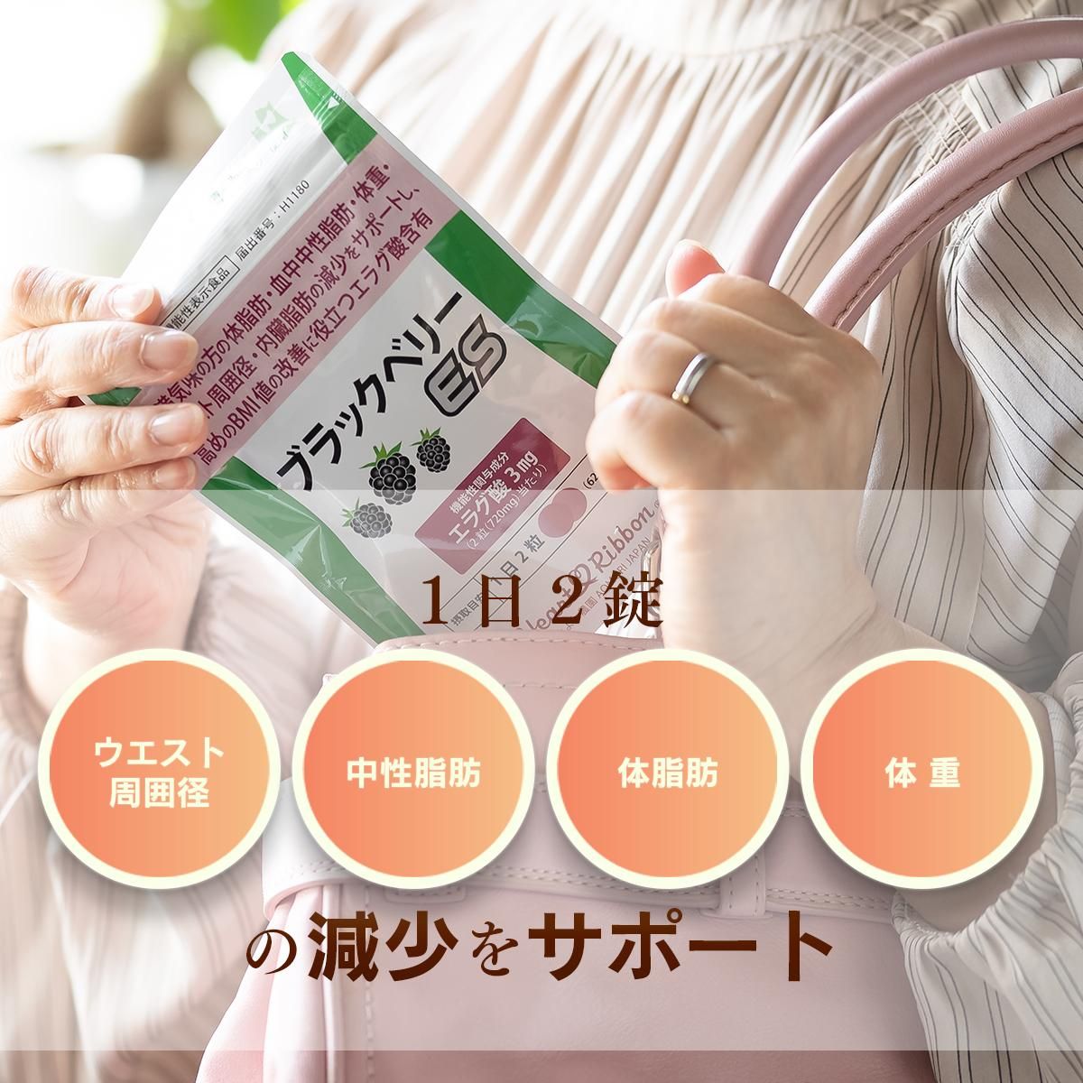 ブラックベリーES クロネコゆうパケット送料無料 62粒入り(1粒重量360