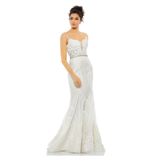 MAC DUGGAL (ޥåɥ)  SALE ǥVͥåեɥ쥹 Ivory ľ͢ 
