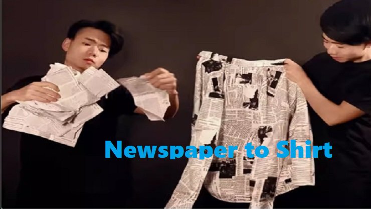 ˤäʹĤѤޤNewspaper to Shirt