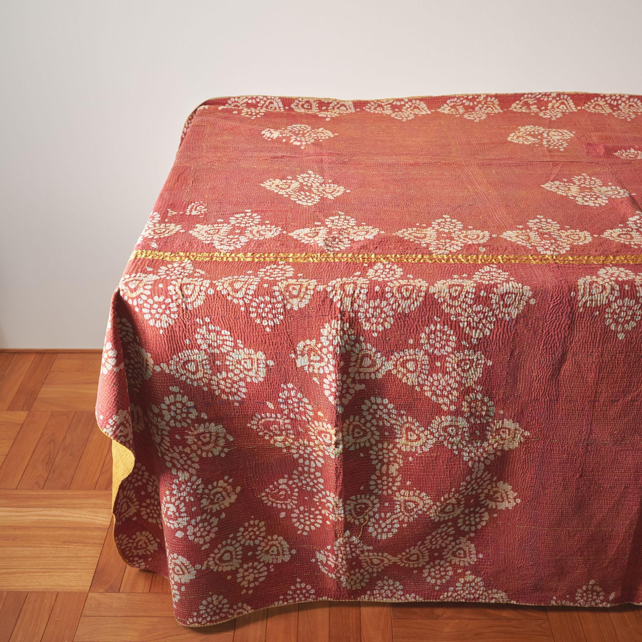 Kantha Quilt - Mustard｜カンタキルト - マスタード｜正規取扱