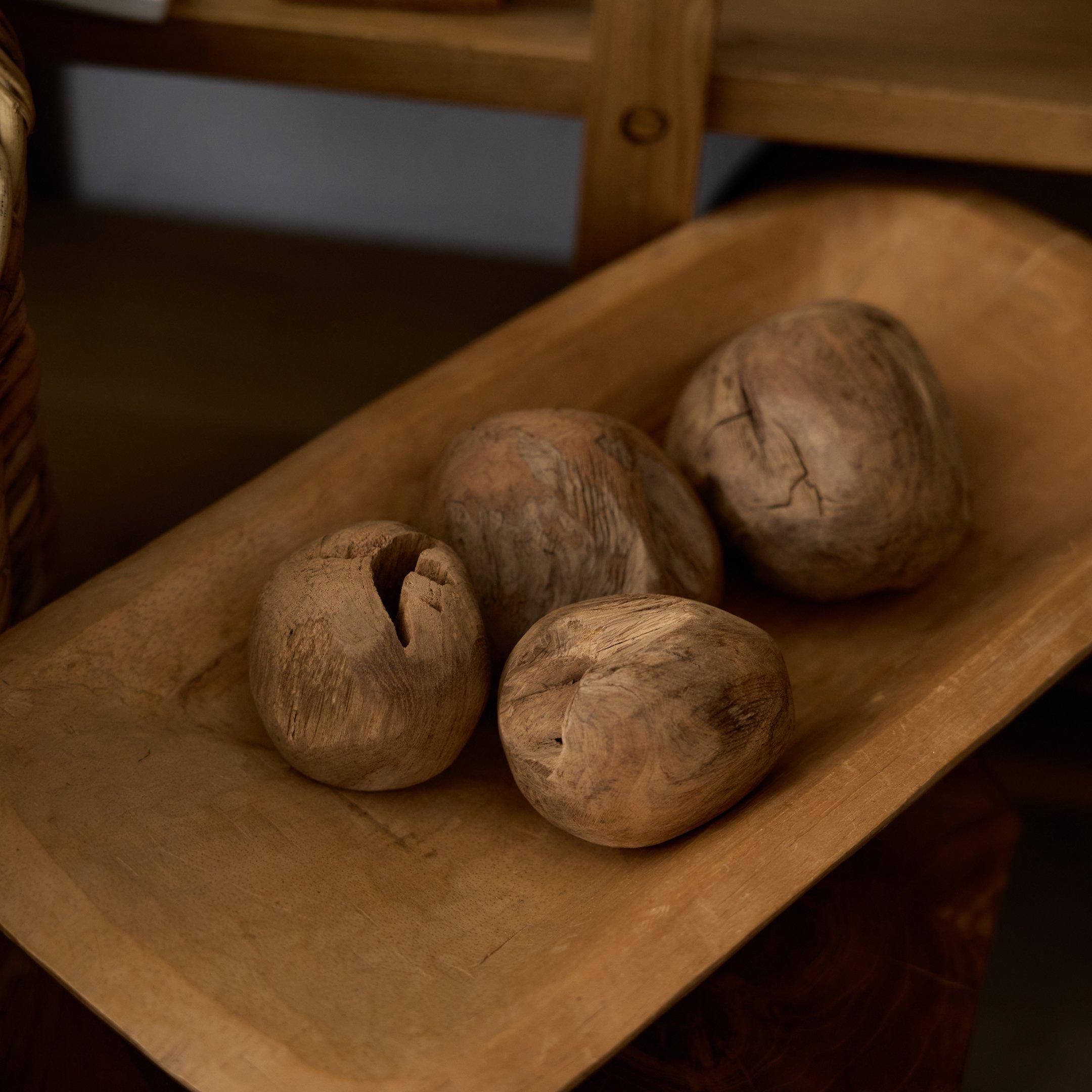 木彫りの大きい象チーク材 木彫り像(チーク材)H22 - 横浜中華街天宝堂本店