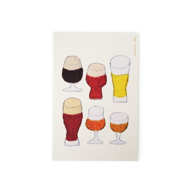 Post card - beer åݥȥ - ӡ 