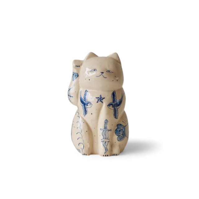 Ceramic Art beckoning cat - Ametoraþǭ - ȥ