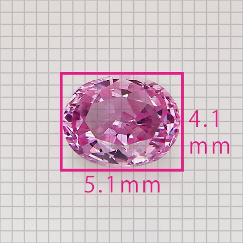 パパラチアサファイア0.518ct ルースDPSミニ鑑別 - パパラチアサファイアならパパラチア小町 by宝石小町