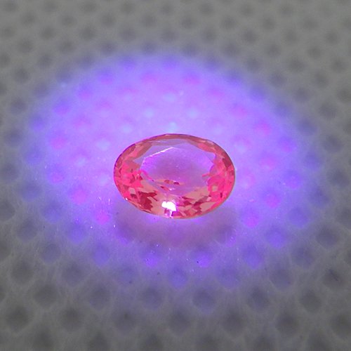 パパラチアサファイア0.375ct ルースアカデミー鑑別 - パパラチア