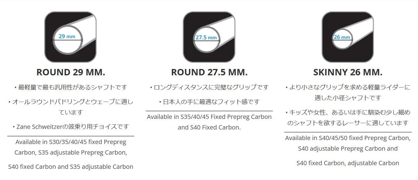 STARBOARD ENDURO PREPREG CARBON XSサイズ Starboard Enduro Prepreg Carbon Adjustable 60-84