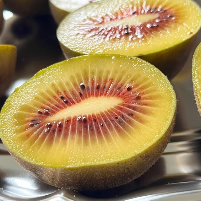 レインボーレッドキウイの断面