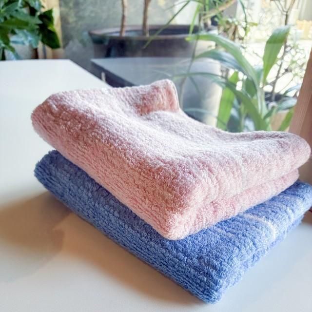 オーガニックコットン】今治タオル フェイスタオル2枚セット【送料無料