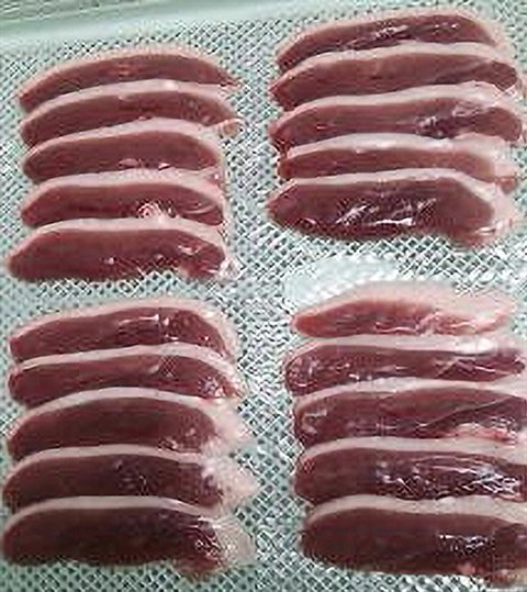 鴨肉合鴨国産合鴨ロース特上スライス冷凍(50ｇｘ4)ｘ2セット - 合鴨肉