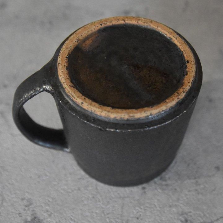 清岡幸道鉱錆釉マグ - 暮らすうつわ とうもん