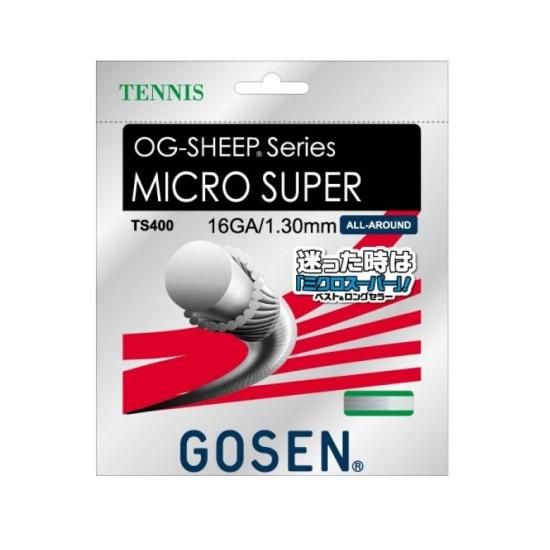 テニス用ガット　ミクロスーパー1.30ロール(240m) GOSEN テニスガット ナイロン | MICRO SUPER 16 - TENNIS PARADISE