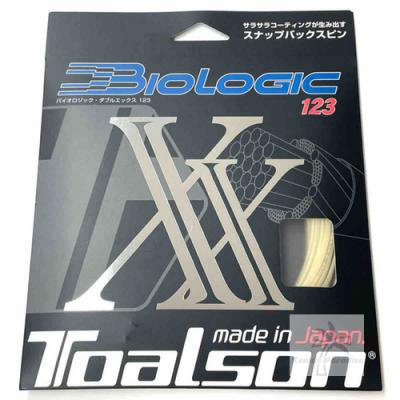 TOALSON トアルソン / BIOLOGIC XX123 | バイオロジックXX 123 ノンパッケージBOX | 22張り (7802320)  ナチュラルカラー - TENNIS PARADISE