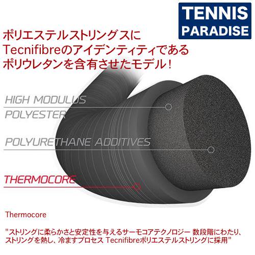 Tecnifibre テクニファイバー テニスガット ポリ レーザーソフト 120・125 / RAZORSOFT 120・125 (04GRAS)  カーボン | ポリエステルとポリウレタンのハイブリッドモノフィラメント! - TENNIS PARADISE