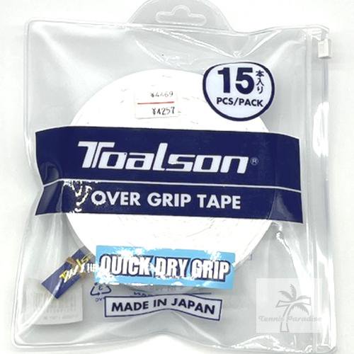 TOALSON トアルソン テニスグリップテープ | QUICK DRY GRIP 15本入り - TENNIS PARADISE