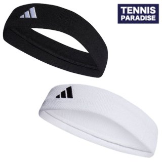 adidas（アディダス）テニス ヘッドバンド（EVJ48） ブラック・ホワイト
