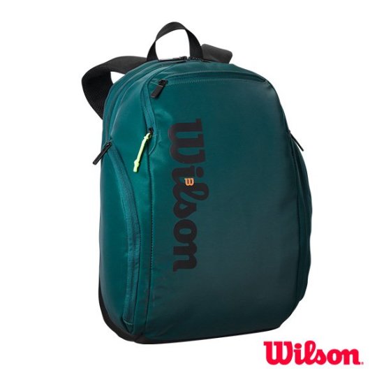 Wilson ウイルソン テニスバッグ ブレードスーパーツアー バックパック BLADE SUPER TOUR BACKPACK  V9（WR8032001001） グリーンカラーの多機能テニスバックパック TENNIS PARADISE