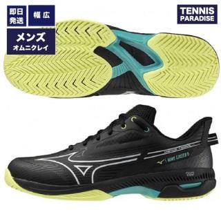 2024 mizuno �ߥ��� �ƥ˥����塼�� ����˥��졼 �������֥���������5�����ѡ��磻�� / WAVE EXCEED 5 SW (61GA231646) �֥�å� �� �ۥ磻�� �� ��������