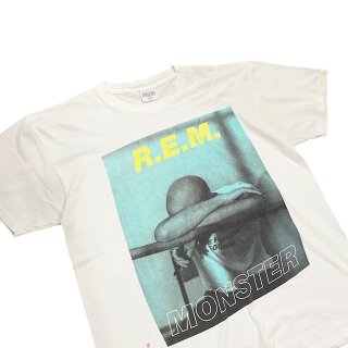 Made in USA!! 1990s R.E.M band print T-shirt (size XL)