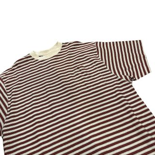 Deadstock!! 2000s Old stripe print T-shirt (size XL)